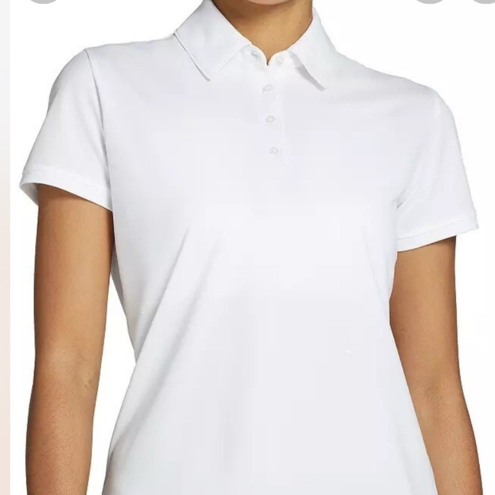 Walter Hagen Women's White Short Sleeve Polo